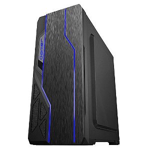 Gabinete Gamer Bluecase Bg-009, Sem Fonte, Sem Fan, Usb 30, Preto