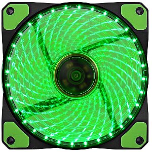 Cooler Fan Verde Gamemax Gf12G 12x12x2.5 Cm 32 Leds