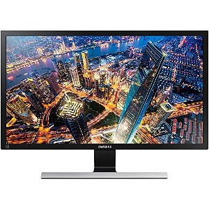 Monitor Led 28 Samsung Lu28E590Dszd, 1Ms, 60Hz, Widescreen, Ultra Hd 4K, D-Port, 2Hdmi, Preto