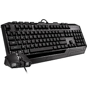 Kit Teclado E Mouse Gamer Usb Cooler Master Devastator 3 Plus, Led 7 Cores, Sgb-3001-Kkmf1-Br