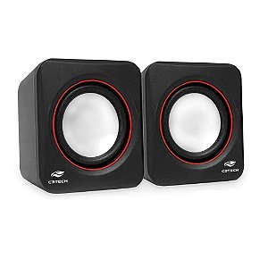 Caixa De Som C3Tech Sp-301Bk, 3 Watts Rms, Áudio 20, P2, Usb, Controle De Volume