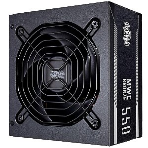 Fonte Atx 550 W Cooler Master Mwe Bronze 550, 80 Plus Bronze, Pfc Ativo, Mpx-5501-Acaab-Wo