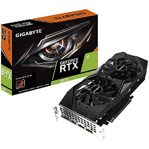 Placa De Vídeo Ddr6 8Gb/256 Bits Gigabyte Geforce Rtx 2070 Windforce Gv-N2070Wf2-8Gd