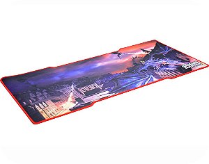 Mousepad Gamer Kmex Fx-X8235 Dragon, 35X80Cm, 3Mm Espessura, Dimensão Gamer, Excelente Fixação