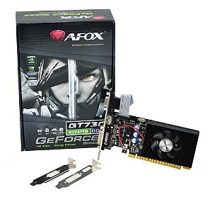 Placa De Video Ddr3 4Gb/128 Bits Afox GT730 Geforce Nvidia, AF730-4096D3L5(Ddr3)