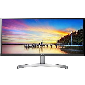 Monitor Led 29" Lg 29Wk600-W, 5Ms, 60Hz, Ultrawide, Ips, Fhd, Hdmi, Dp, Branco, Alto Falante