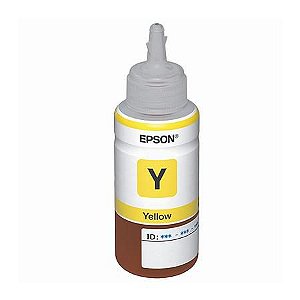 Refil de Tinta Epson Original T664420 Amarelo 70ml - L110/L120/L200/L210/L220/L300/L310/L350/L355/L365/L375