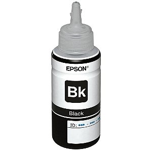 Refil de Tinta Epson Original T664120 Preto 70ml - L110/L120/L200/L210/L220/L300/L310/L350/L355/L365/L375