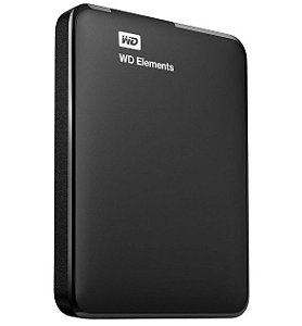 Hd Externo 1 Tb Western Digital Elements, Usb 30, Wdbuzg0010Bbk