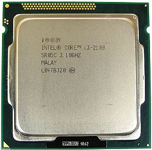 Processador 1155 Intel 2ª Geração Core I3-2100, 3.1 Ghz, 3 Mb Cache, Sem Cooler