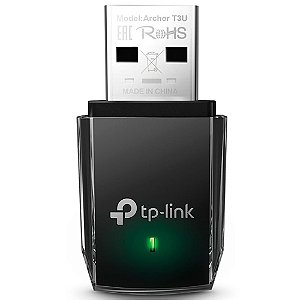 Adaptador Sem Fio Tp-Link Archer T3U Ac1300, Wireless, Usb, Dual Band 24/5Ghz