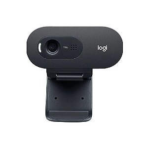 Webcam Logitech C505E, Usb, Hd, 720P, Com Microfone, Preto, 960-001372