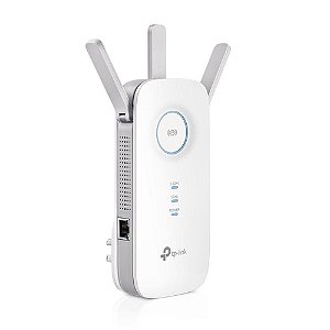 Repetidor De Sinal Tp-Link Re450 Ac1750, Wireless, Dual Band 24/5 Ghz, 1750 Mb/S, 3 Antenas, Botão Wps