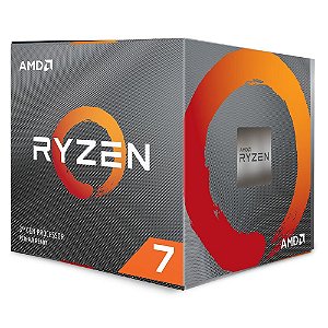 Processador Am4 Amd Ryzen 7 3700X, 3.6 Ghz, Max Turbo 4.4 Ghz, 32 Mb Cache, Sem Vídeo Integrado