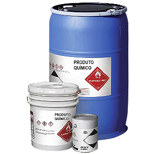KIT COM 50 RÓTULOS GHS DE ALCOOL ISOPROPÍLICO COMUM
