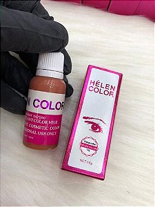 Pigmento Helen Color 15ml Microblading Micropigmentação ORANGE COFFE