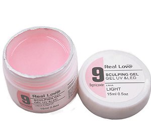 Real Love Sculping Gel Begonia Powder 9 UV/LED 15ml