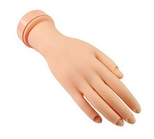 Mão Postiça De Treino Manicure Dedo Postiço