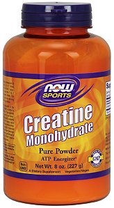 Creatina Monohydrate Powder Pure (227g) - NOW Sports - Original Importado EUA