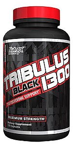Tribulus Black 1300 Natural Testosterone Support (120caps) - Original Importado EUA