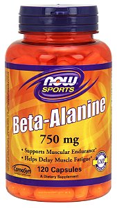 Beta Alanina 750mg (120 cápsulas) - Original Importado EUA