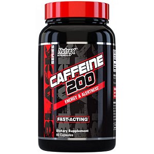 Cafeína 200mg (60 Cápsulas_ - Nutrex Original Importado EUA