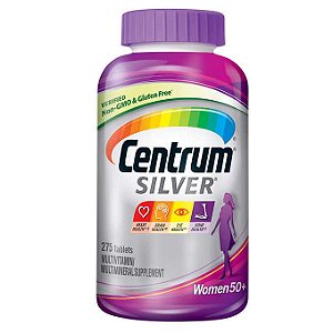 Centrum Silver Women, Mulher 50+ (275 Comproimidos) - Original Importado EUA