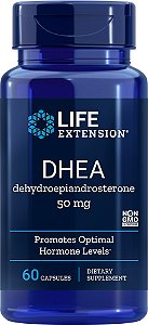 DHEA 50mg (60caps) Life Extension - Original Importado EUA