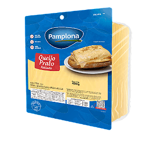 Queijo Prato Fatiado Pamplona 400g