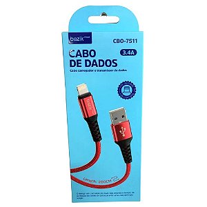Cabo Basike - USB Lightning- 3.4A - 2 Metros - CBO-7511