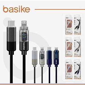 Cabo Basike - USB-C Lightning- 27W - 1 Metro - BA-CBO120