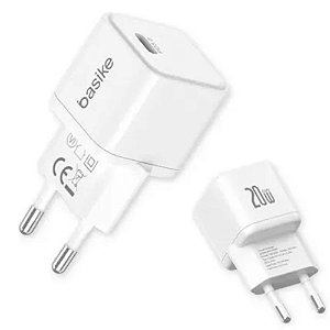 Carregador Tipo C Basike 20W Só Base