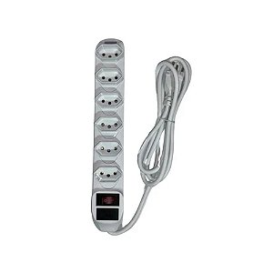 Extensão Basike - 6 Tomadas 1.5 Metros - SL-7636