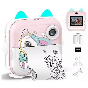 Camera Impressão Instantânea Tela Digital Hd Filma Com Jogos CAM-12950