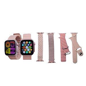 Smartwatch W75 Pro Max Relógio De Pulso Digital Acompanha 4 Pulseiras