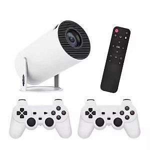 Projetor Portátil Gamer X10 Plus Com 2 Controles
