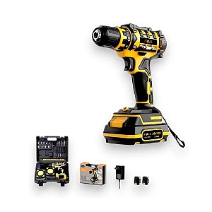 Furadeira E Parafusadeira Elétrica 24 Peças 20v SCR-12920