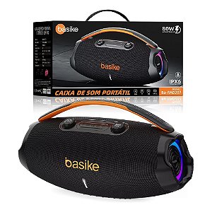 Caixa De Som Bluetooth Portátil Basike BA-RAD207 - 80W 9000mAh