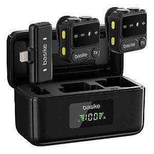 Microfone De Lapela Mini 2 in 1 Profissional Compatível Com IPhone Ba-MIC0004