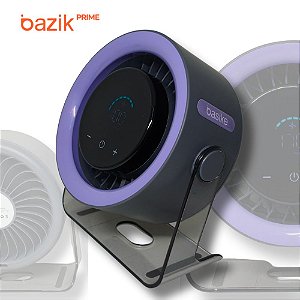 Mini Ventilador De Mesa Portátil Com Display Digital BA-FAN342