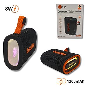Caixa De Som Bluetooth Portátil Basike BA-RAD184 - 8W 1200mAh