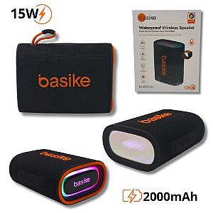 Caixa De Som Bluetooth Portátil Basike BA-RAD185 - 15W 2000mAh