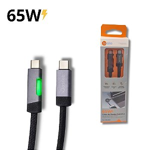 Cabo Basike - USB-C Tipo C- 65W - 1,2 Metro - BA-CBO402