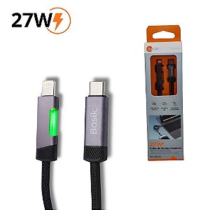 Cabo Basike - USB-C Para IOS - 27W - 1,2 Metro - BA-CBO403