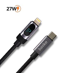 Cabo Basike - USB-C Para Lightning IOS - 27W - 1,2 Metro - BA-CBO401