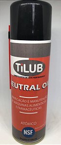 Tilub Spray Neutral Oil - Óleo grau alimentício H1 - NSF 158142 - 300ml / 210g