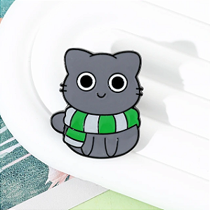 Pin Metálico Esmaltado Gato Sonserina