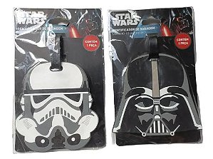 Kit 2 Identificadores De Bagagem Tag Mala Star Wars Disney