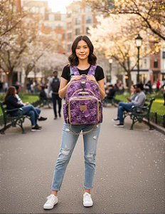 Kit Mochila Infantil - Caveira