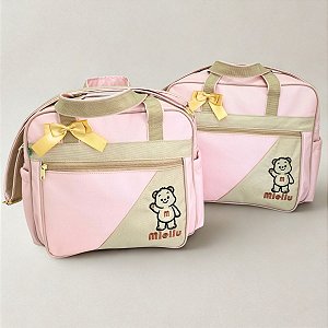 Kit Bolsas Maternidade Bebê Enxoval Trocador Multifunção - Linha Casual